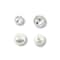 Beadalon® Silver Plated Memory Wire End Caps Variety Pack